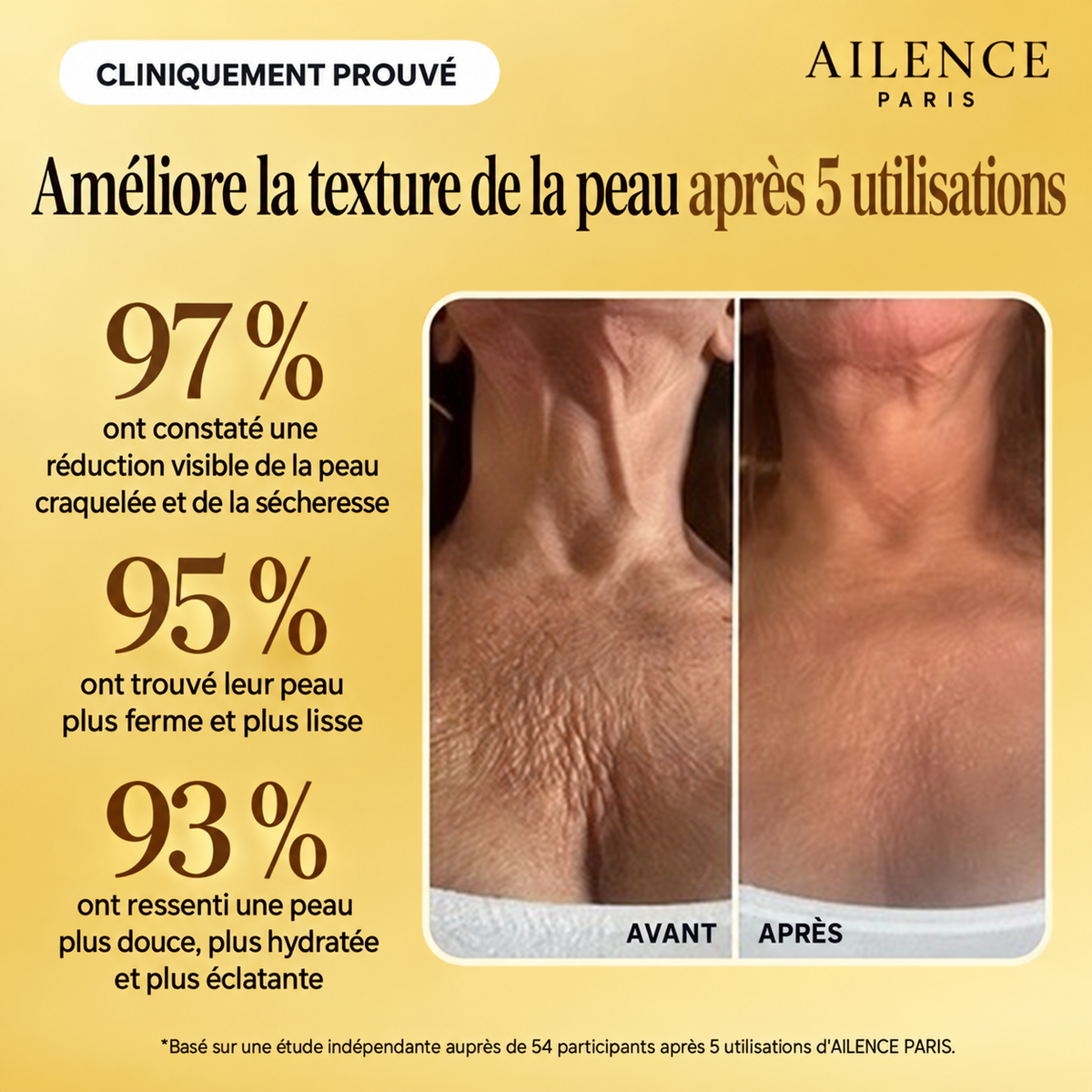 AIlence Paris, l'huile soyeuse pour le corps.