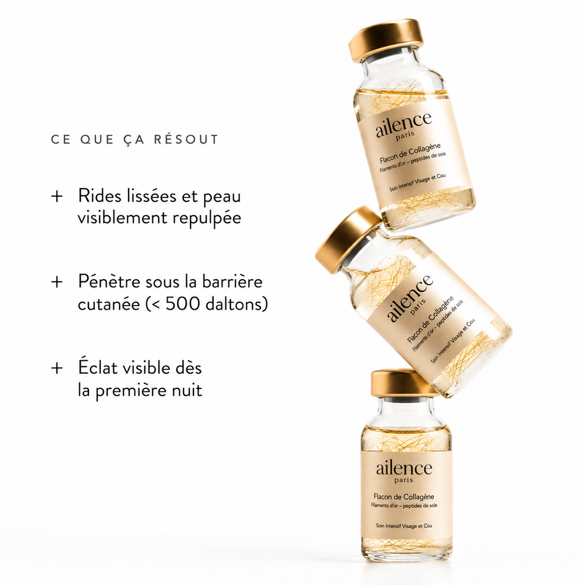Ailence Paris – Sérum Coréen Effet Lifting Dès la Première Application