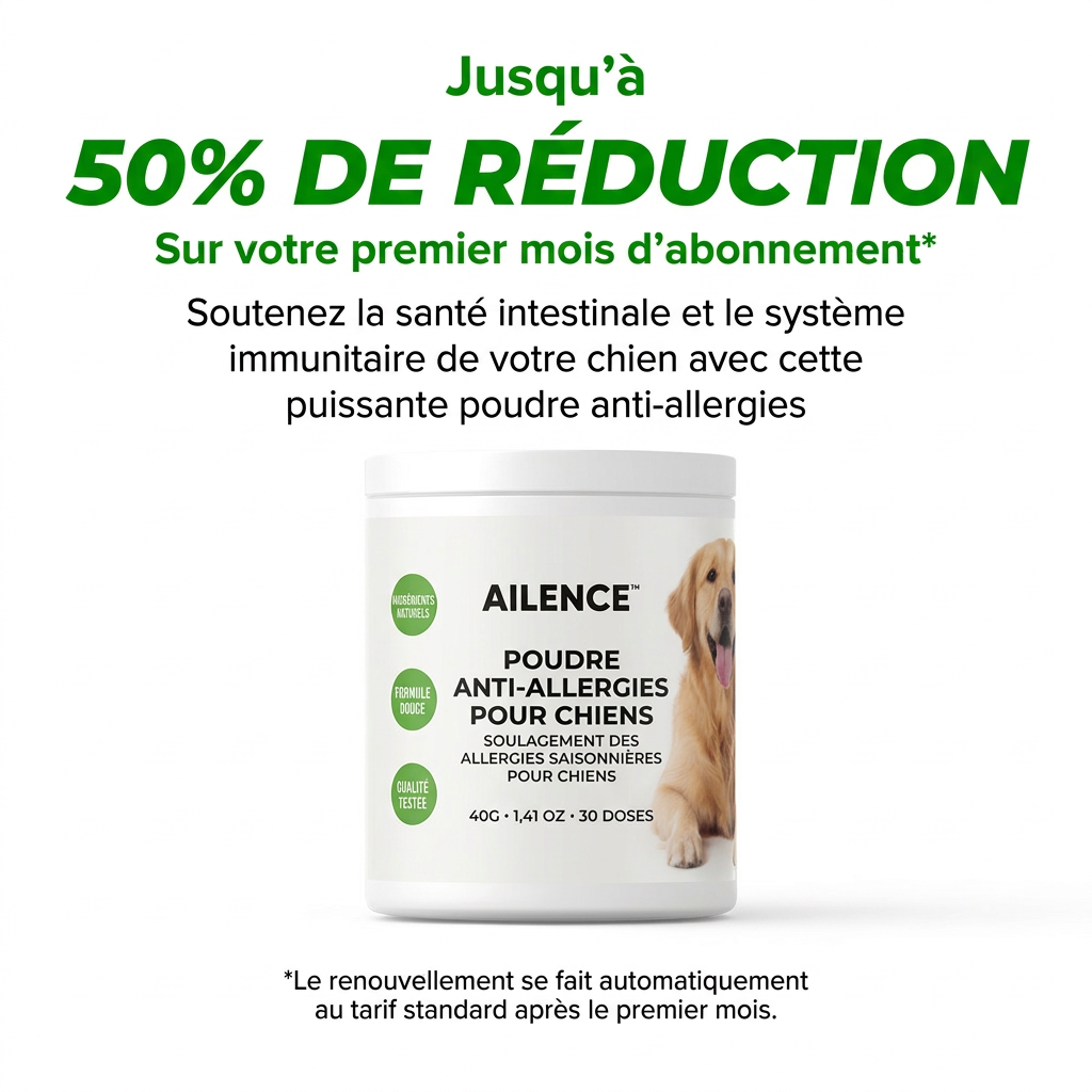 Ailence™ – Poudre pour soulager les allergies