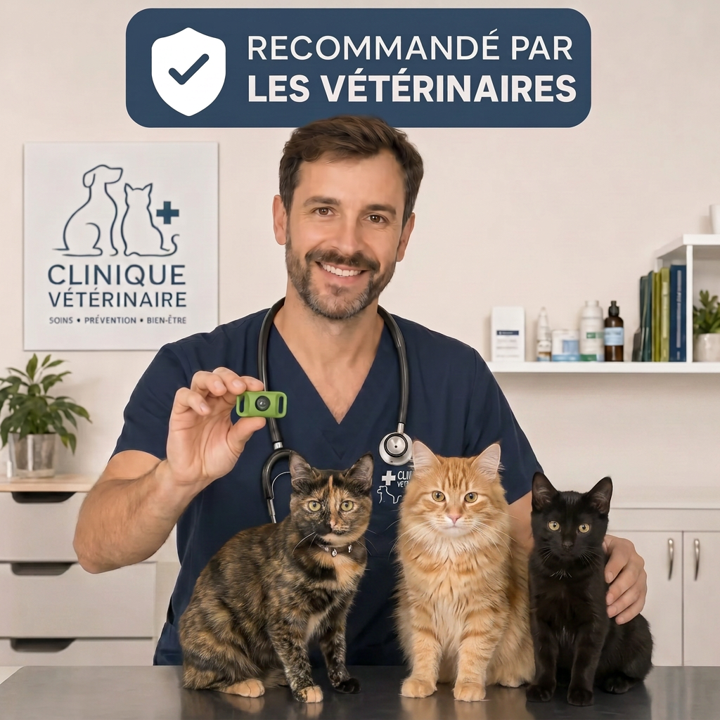 Pendentif anti tiques et puces pour chats - Ailence